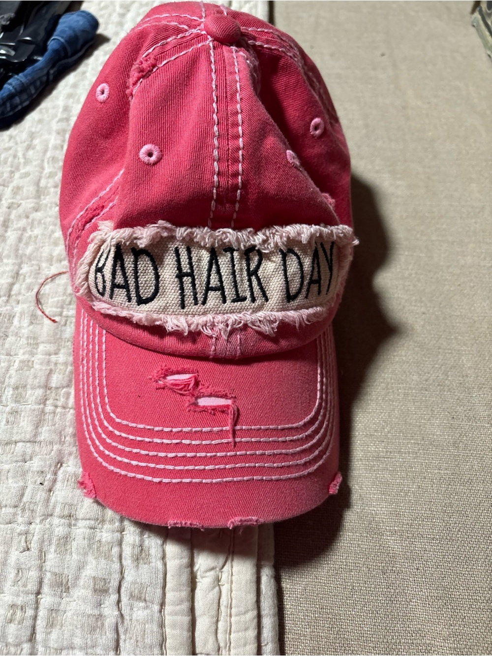 KBETHOS Coral Pink Vintage Cap